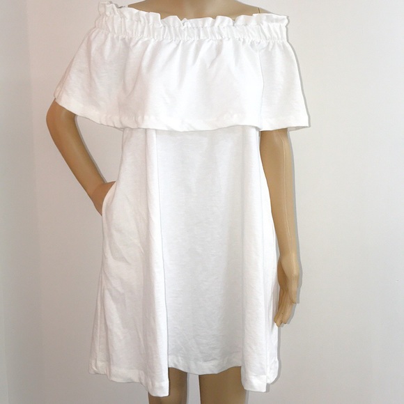 H&M off the shoulder white dress - Picture 3 of 6